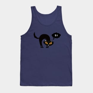 Black Cat Says No Tank Top